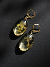 Load image into Gallery viewer, Buttercup Primrose Flower Huggie Hoop Earrings
