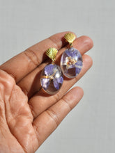 Load image into Gallery viewer, Larkspur Petal Stud Earrings
