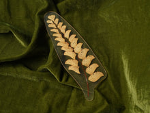 Load image into Gallery viewer, Fern Frond Friend Hand-sculpted Bookmark
