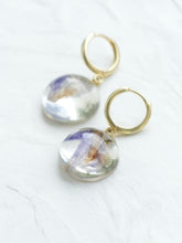 Load image into Gallery viewer, Larkspur Petal Hoop Earrings -7
