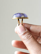 Load image into Gallery viewer, Larkspur Flower Petal Ring -2
