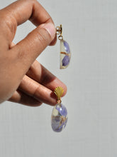 Load image into Gallery viewer, Larkspur Petal Stud Earrings
