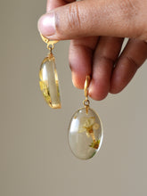 Load image into Gallery viewer, Buttercup Primrose Flower Huggie Hoop Earrings
