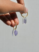 Load image into Gallery viewer, Larkspur Petal Hoop Earrings
