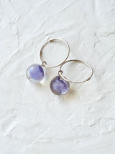 Load image into Gallery viewer, Larkspur Petal Big Hoop Earrings (925 Silver)
