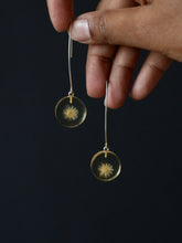 Load image into Gallery viewer, Dandelion Long Hook Earrings (925 Silver)
