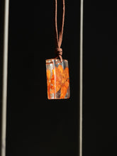 Load image into Gallery viewer, Orange Cosmos Flower Pendant
