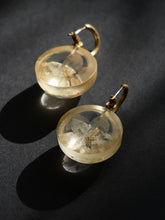 Load image into Gallery viewer, Solanum Flower Hoop Earrings
