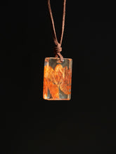 Load image into Gallery viewer, Orange Cosmos Flower Pendant
