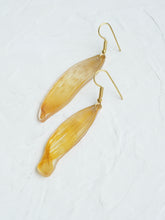 Load image into Gallery viewer, Wild Himalayan Sunflower Petal Hand-Sculpted Earrings -1
