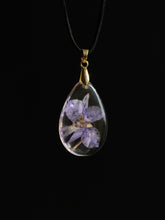 Load image into Gallery viewer, Larkspur Flower Pendant -1
