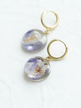 Load image into Gallery viewer, Larkspur Petal Hoop Earrings -7
