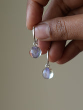 Load image into Gallery viewer, Larkspur Petal Small Hoop Earrings (925 Silver)
