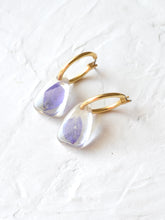 Load image into Gallery viewer, Larkspur Petal Hoop Earrings
