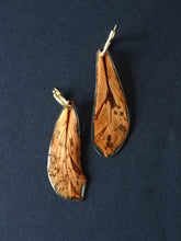 Load image into Gallery viewer, Kachnar Flower Petals Hand-sculpted Hoop Earrings
