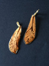 Load image into Gallery viewer, Kachnar Flower Petals Hand-sculpted Hoop Earrings
