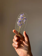 Load image into Gallery viewer, Larkspur Flower Stem (As-is) Bookmark -6
