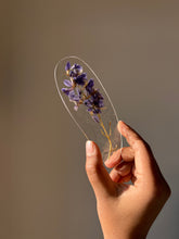 Load image into Gallery viewer, Larkspur Flower Stem (As-is) Bookmark -6
