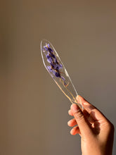 Load image into Gallery viewer, Larkspur Flower Stem (As-is) Bookmark -4
