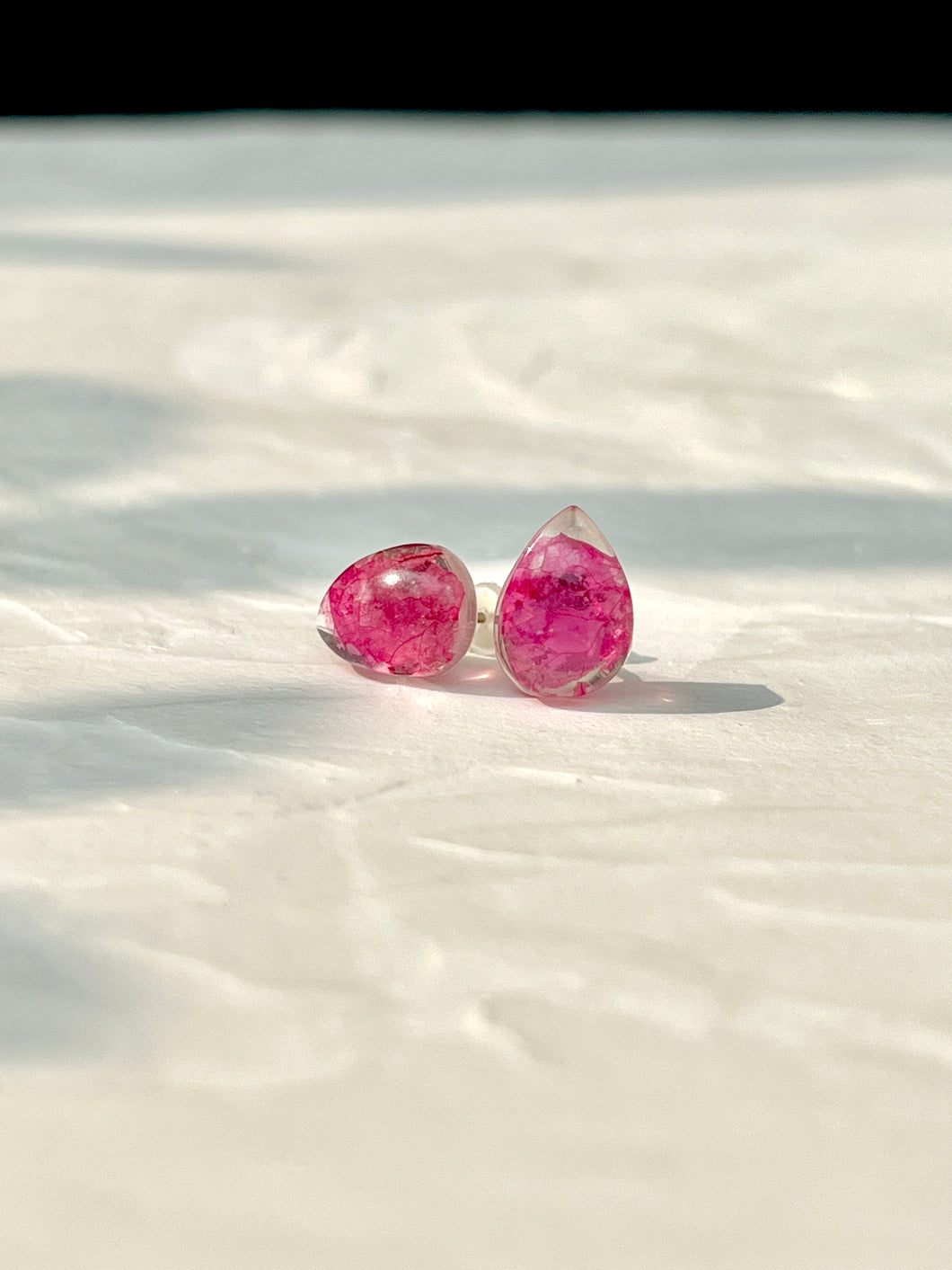 Bougainvillea Flower Stud Earrings -5