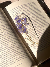 Load image into Gallery viewer, Larkspur Flower Stem (As-is) Bookmark -6
