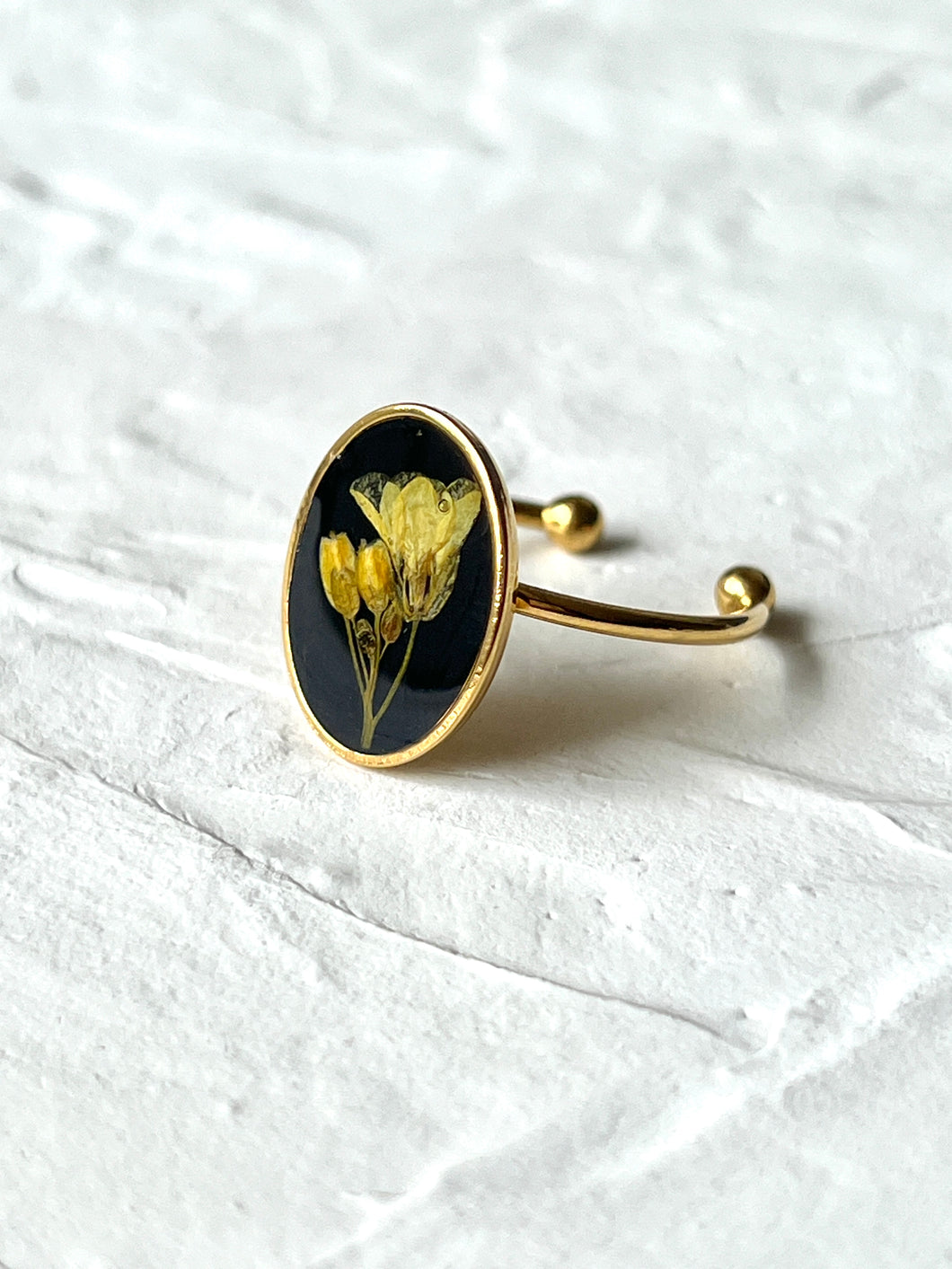 Sarso / Mustard Flower Ring -3