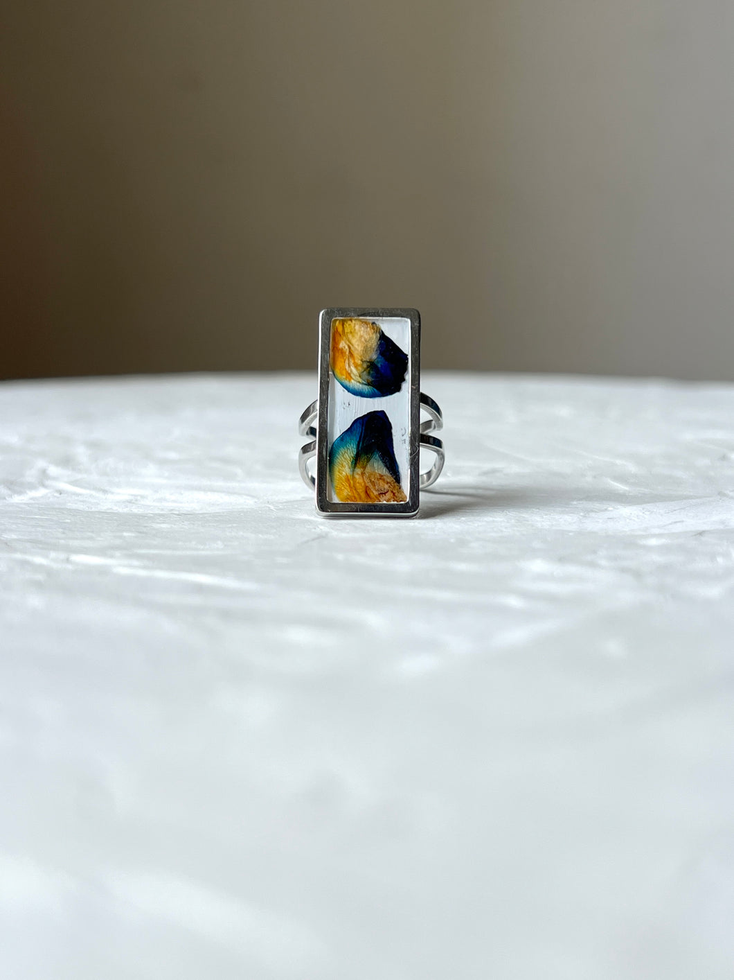 Aparajita / Butterfly Pea Flower Ring -1