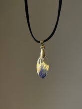 Load image into Gallery viewer, Aparajita / Blue Pea Flower Suede Cord Pendant
