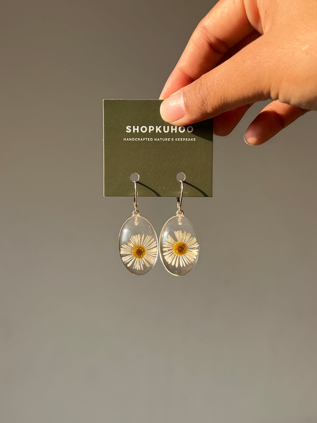 925 Himalayan Daisy Earrings -2