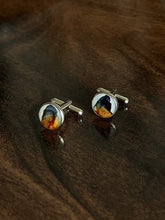 Load image into Gallery viewer, Blue Pea (Aparajita) Petal Cufflinks
