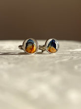 Load image into Gallery viewer, Blue Pea (Aparajita) Petal Cufflinks
