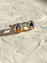 Load image into Gallery viewer, Blue Pea (Aparajita) Petal Cufflinks
