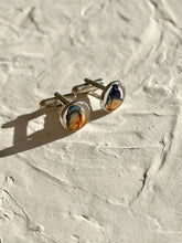 Load image into Gallery viewer, Blue Pea (Aparajita) Petal Cufflinks
