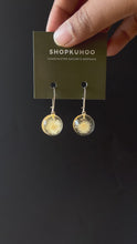 Load and play video in Gallery viewer, 925 Baby Dandelion Earrings -4
